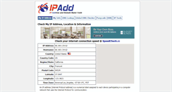 Desktop Screenshot of ipadd.com